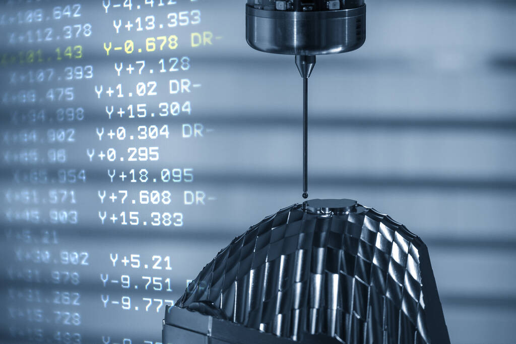 CMM machine operation code data background quality control